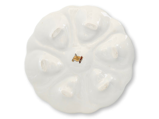 French Midcentury Paris Sea Life Oyster Plate, c.1935-1960s