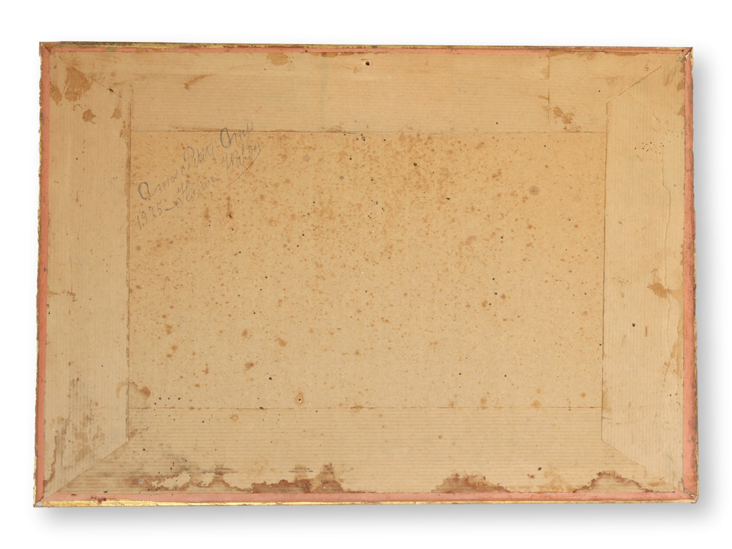 1925 French Still Life Painting with Yellow Blossoms & Books