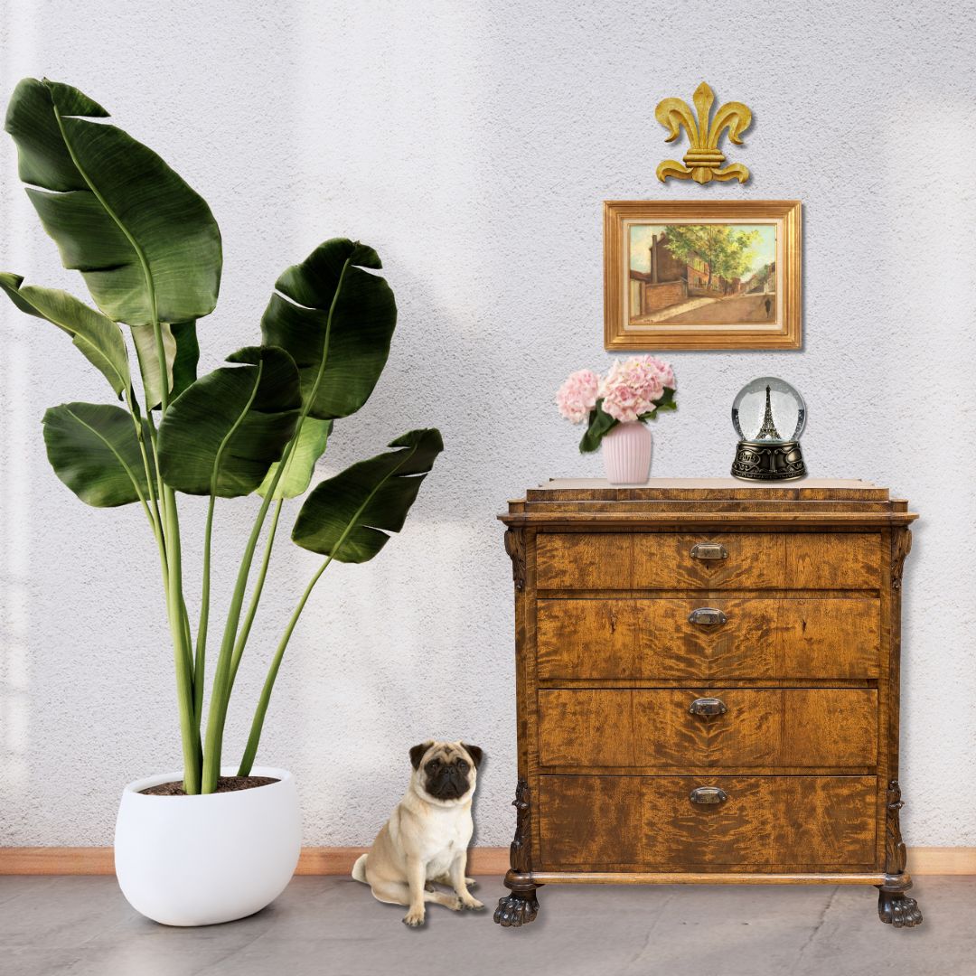 1961 Montmartre “Lapin Gil” Paris Street Scene Oil Painting