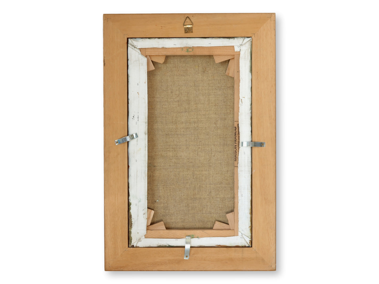 French Oil Painting of Flowering Tree in Provençal Landscape