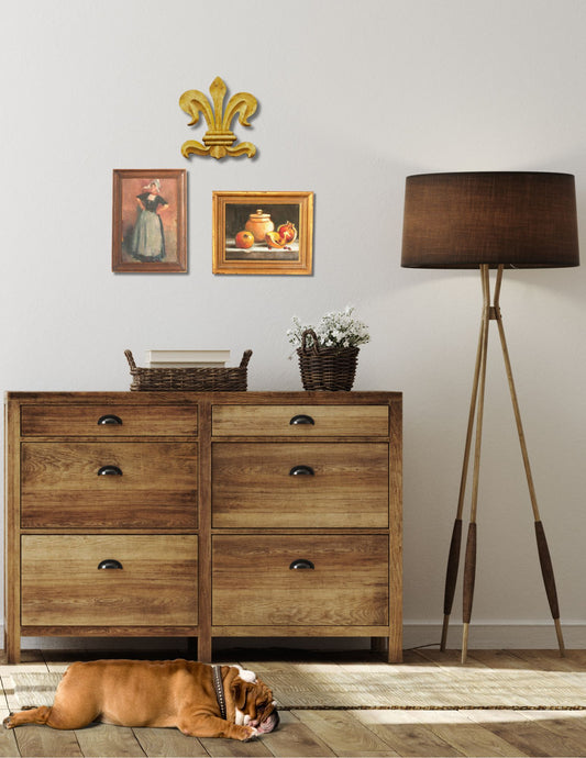 Antique French Portrait – Breton Woman in Traditional Dress