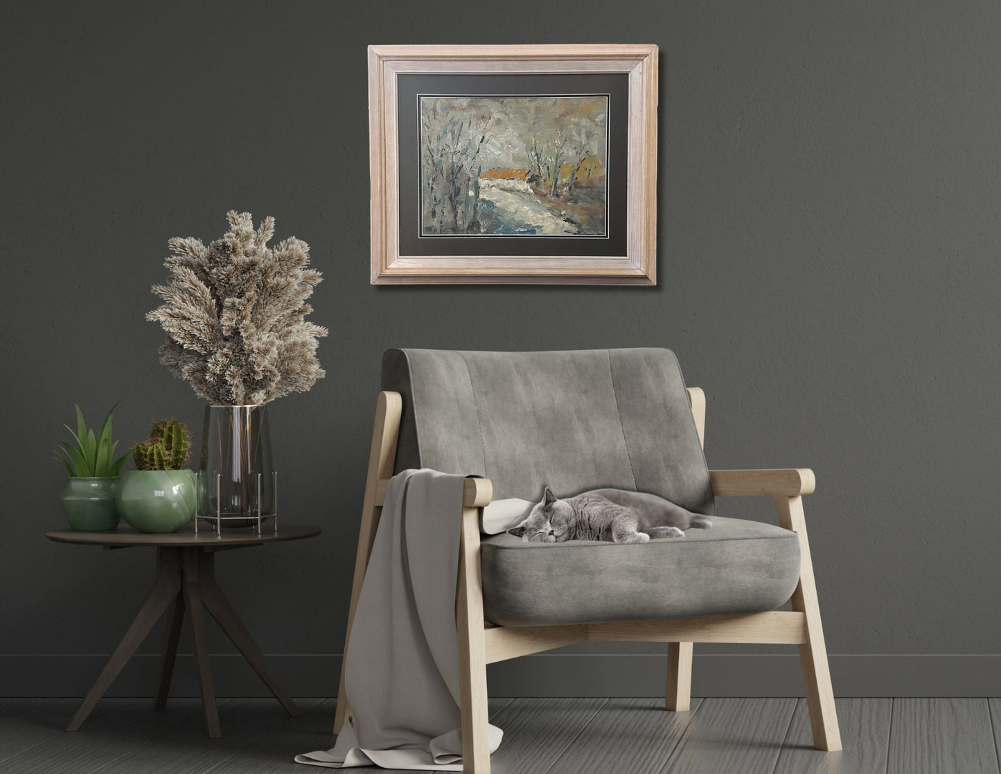 Impressionist French Village Painting