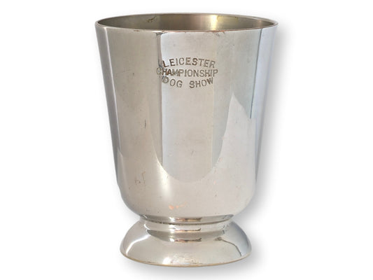 Midcentury English Dog Show Trophy Mug