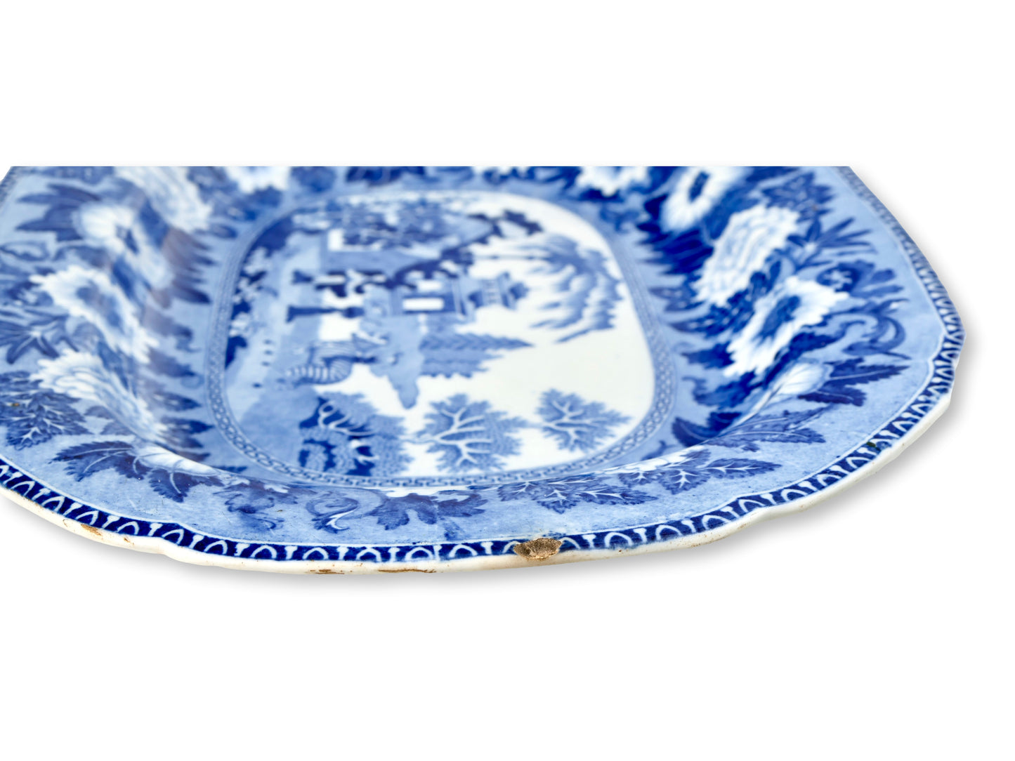 Antique English Rogers Elephant Transferware Platter