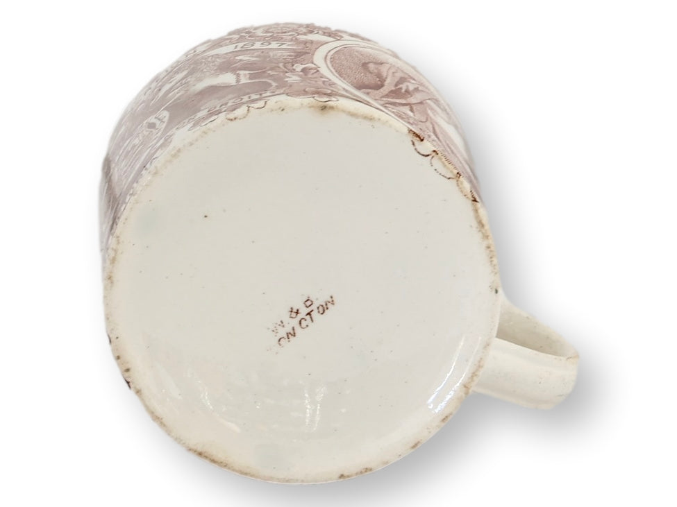 1897 Queen Victoria Diamond Jubilee Mug
