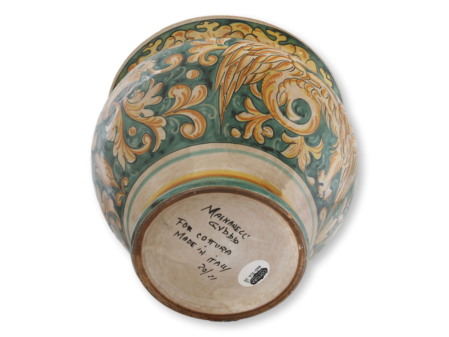 Large Italian Faience Planter