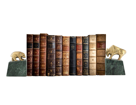 Bull & Bear Wall Street Bookends