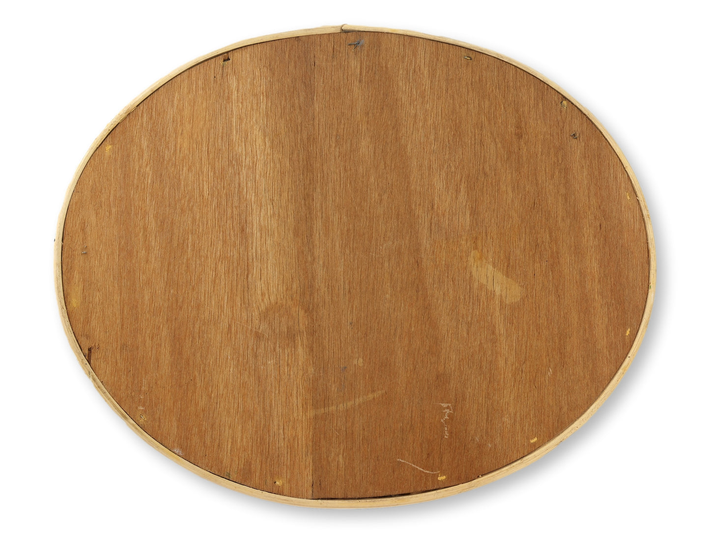 Vintage French Bamboo Serving Tray