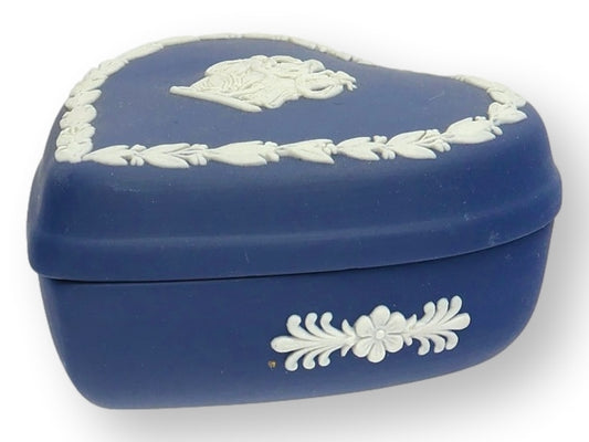 Wedgwood Jasperware Heart Trinket Box