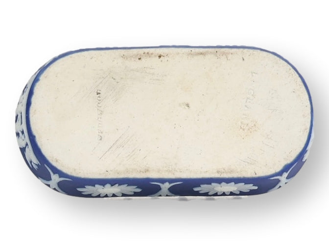 19th-C. Wedgwood Jasperware Match Box