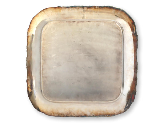 English Silver-Plate Serving / Bar Tray