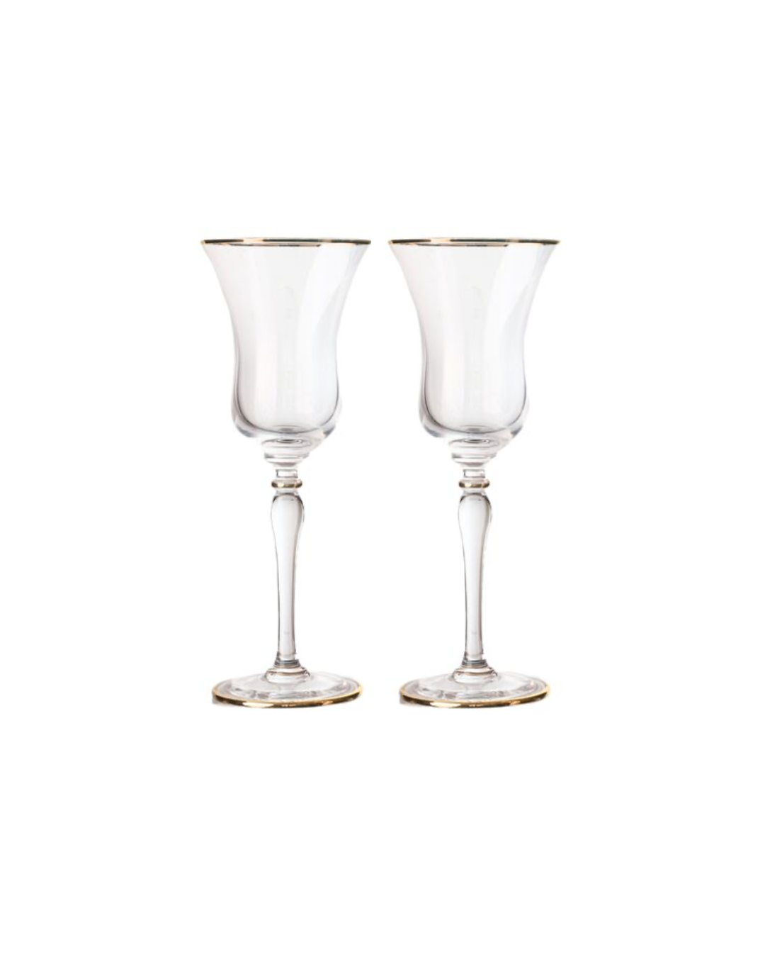 Christian Dior Triomphe Wine Glasses, a Pair