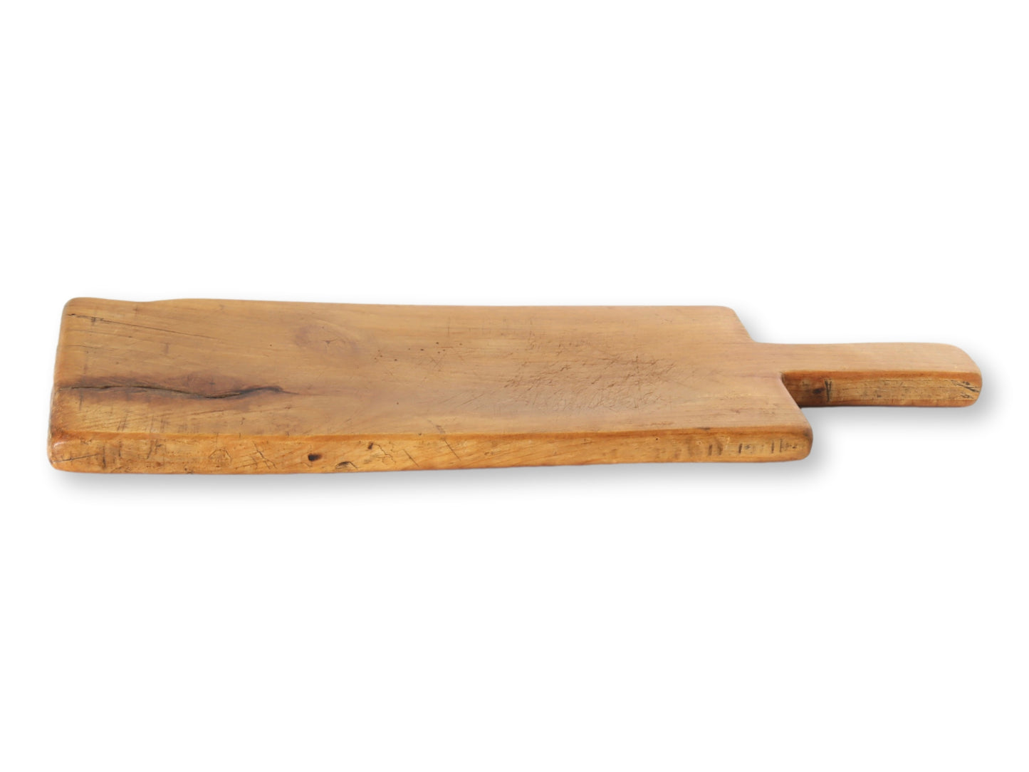 French Cutting Board w/ Horn Handle Cheese Knife