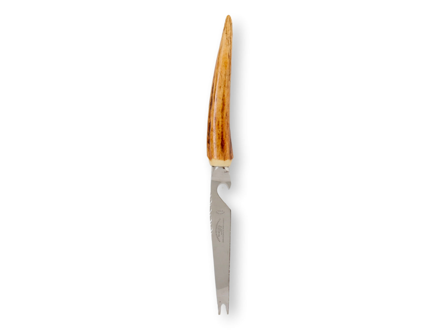 French Cutting Board w/ Horn Handle Cheese Knife