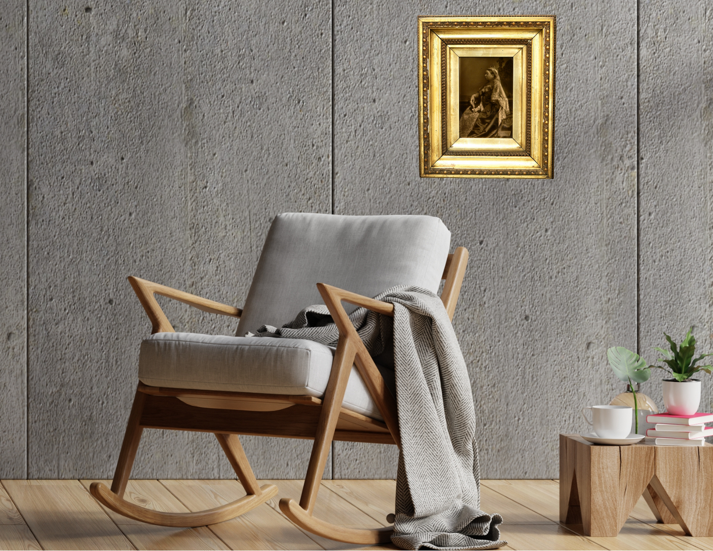 1897 Queen Victoria Sepia Photographic Tile – Sherwin & Cotton