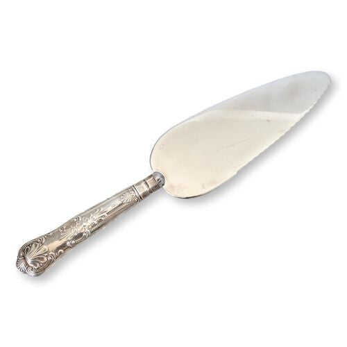 Midcentury English Sterling Handled Pie Server