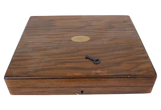 Dated 1928 English Sterling & Mother of Pearl Cutlery Set, Service for Six