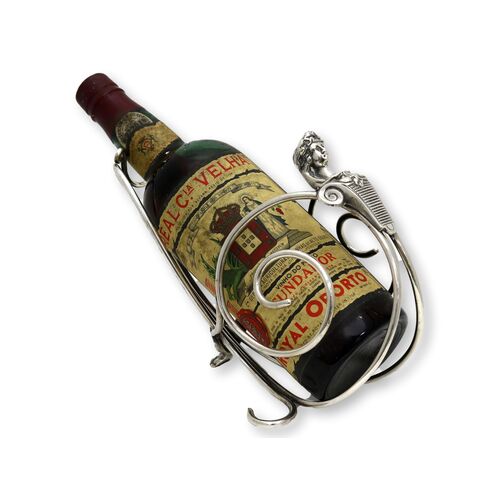 1920s Art Deco Wine Caddy W/ Match Striker Handle