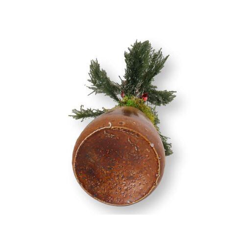 Vintage Goose Feather Tree in 19th-C. Ink Pot