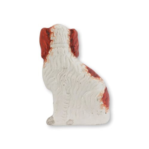 Antique English Staffordshire Rust King Charles Spaniel