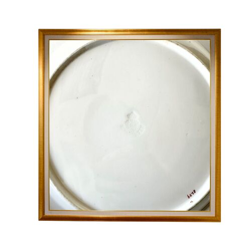 Antique English Hand-Enameled Royal Worcester 10" Dinner Plates | Set of 10