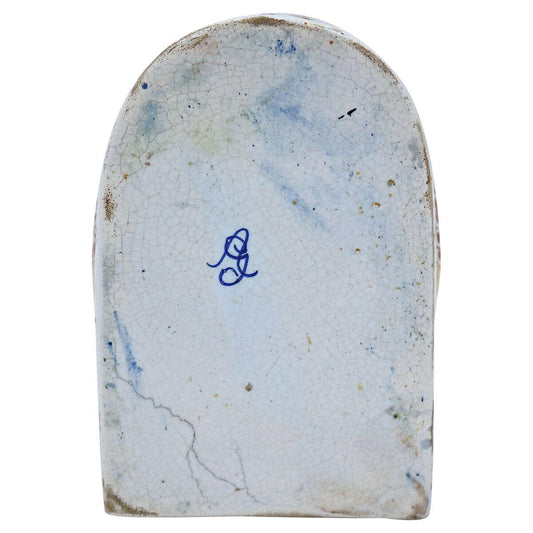 Antique French Faience Master Salt Box