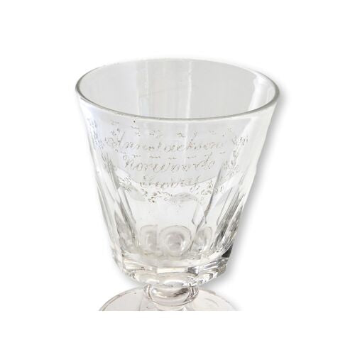 1760s Georgian Crystal Wedding Chalice