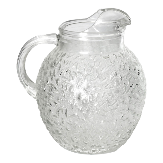 Midcentury Glass Lemonade Pitcher