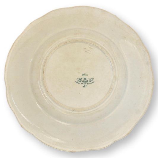 Antique French "Divorce" Plate