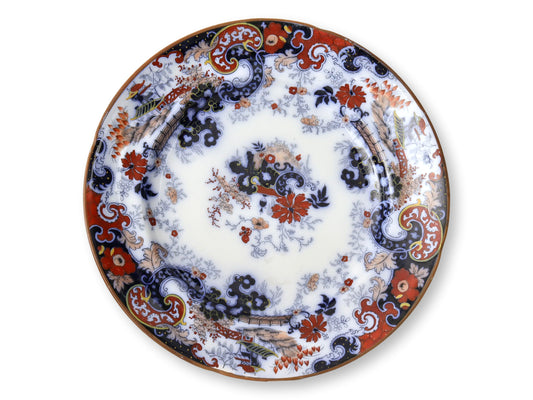 C. 1880s English Ironstone Pasta / Soup Bowls, Set of 8