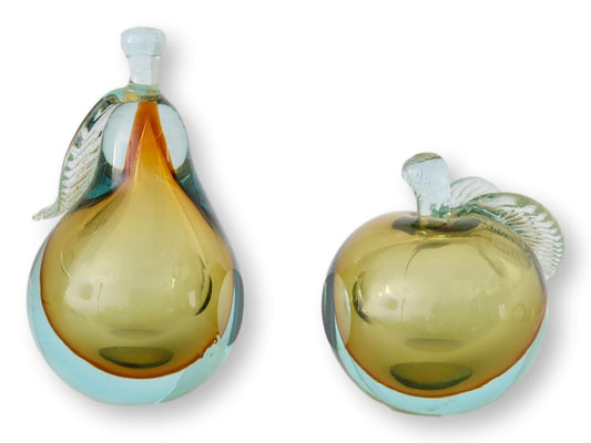 1960s Italian Murano Glass Bookends