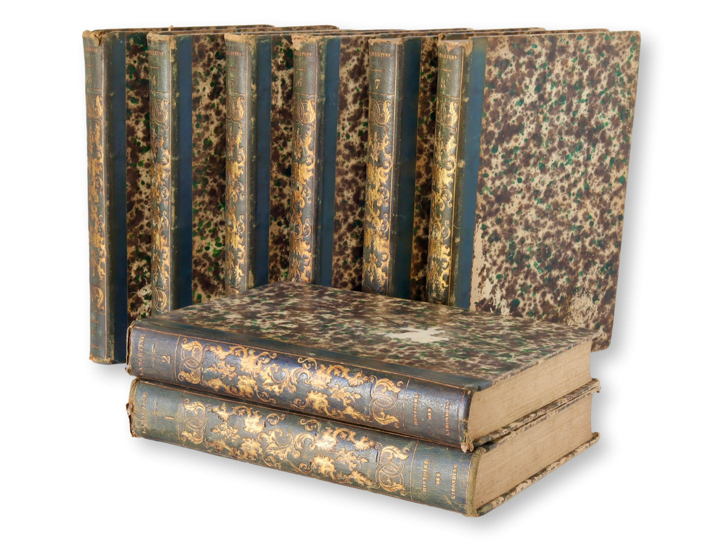 1840 French Oeuvres Complètes de Lamartine Books