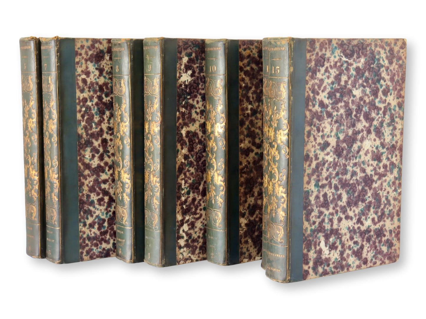 1840 French Oeuvres Complètes de Lamartine Books