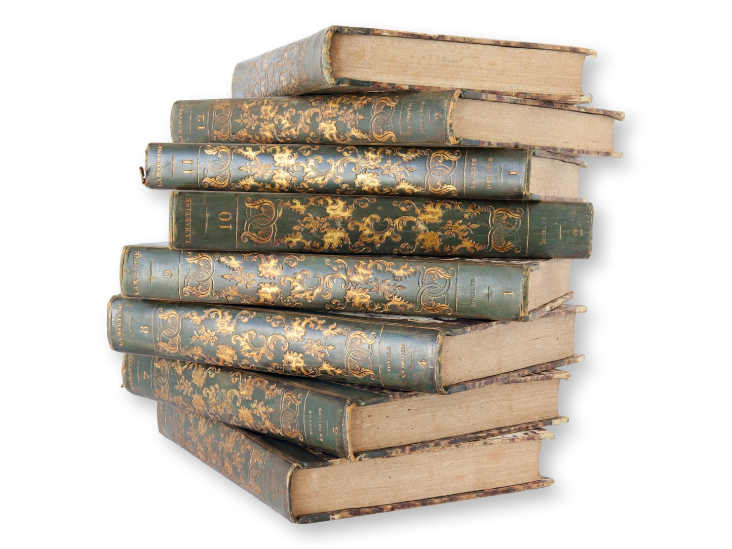 1840 French Oeuvres Complètes de Lamartine Books