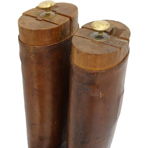 19th-Century English Riding Boot Shop Display