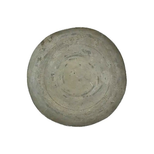 18th-Century London Hallmarked Decorative Pewter Bowl