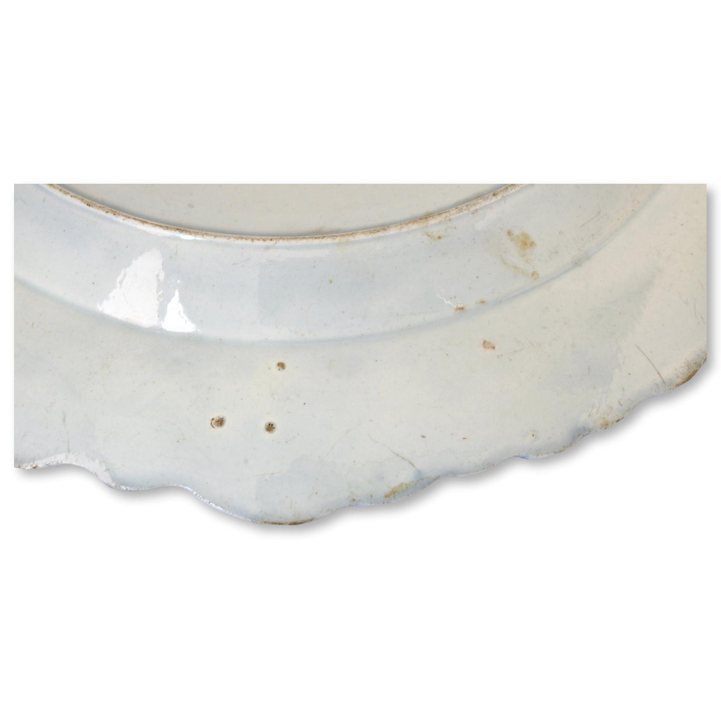 C. 1780 English Long Liza Pearlware Plate