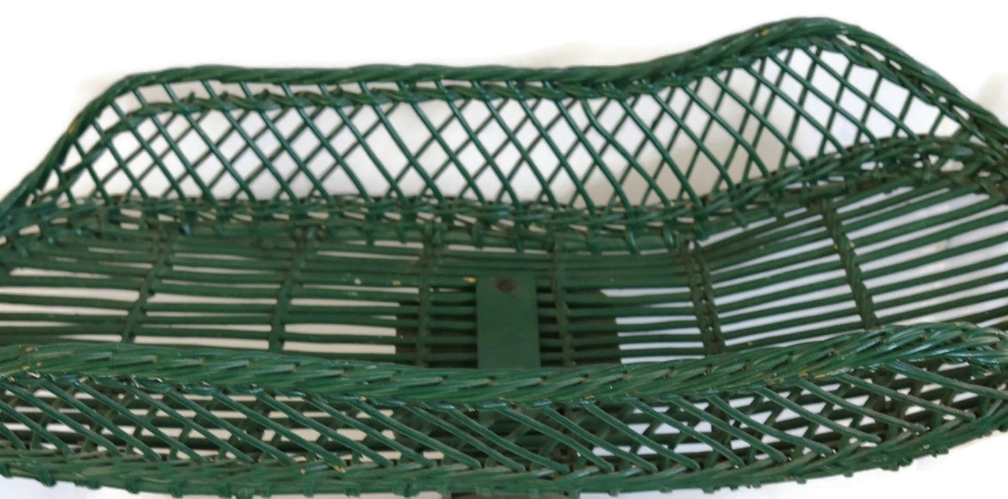 Vintage Wicker Pediatrician Baby Scale