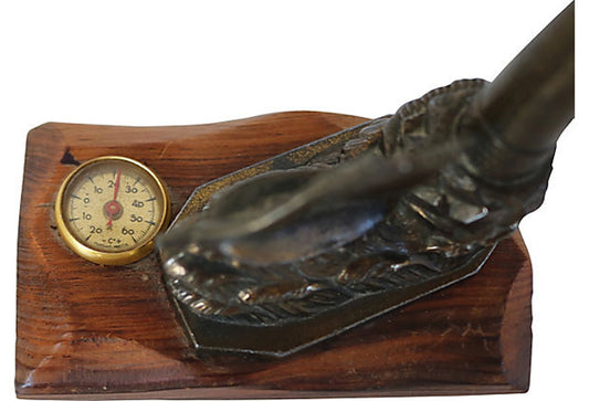 Vintage French Lighthouse Desktop Thermometer