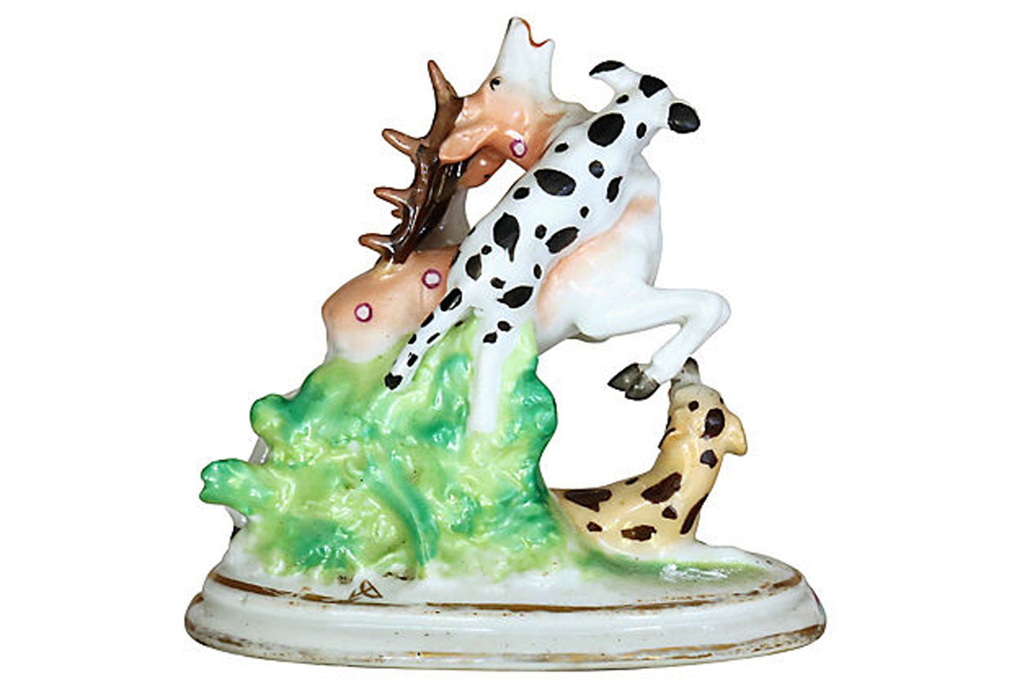 Antique French Edmé Samson Porcelain Hunting Scene Figure