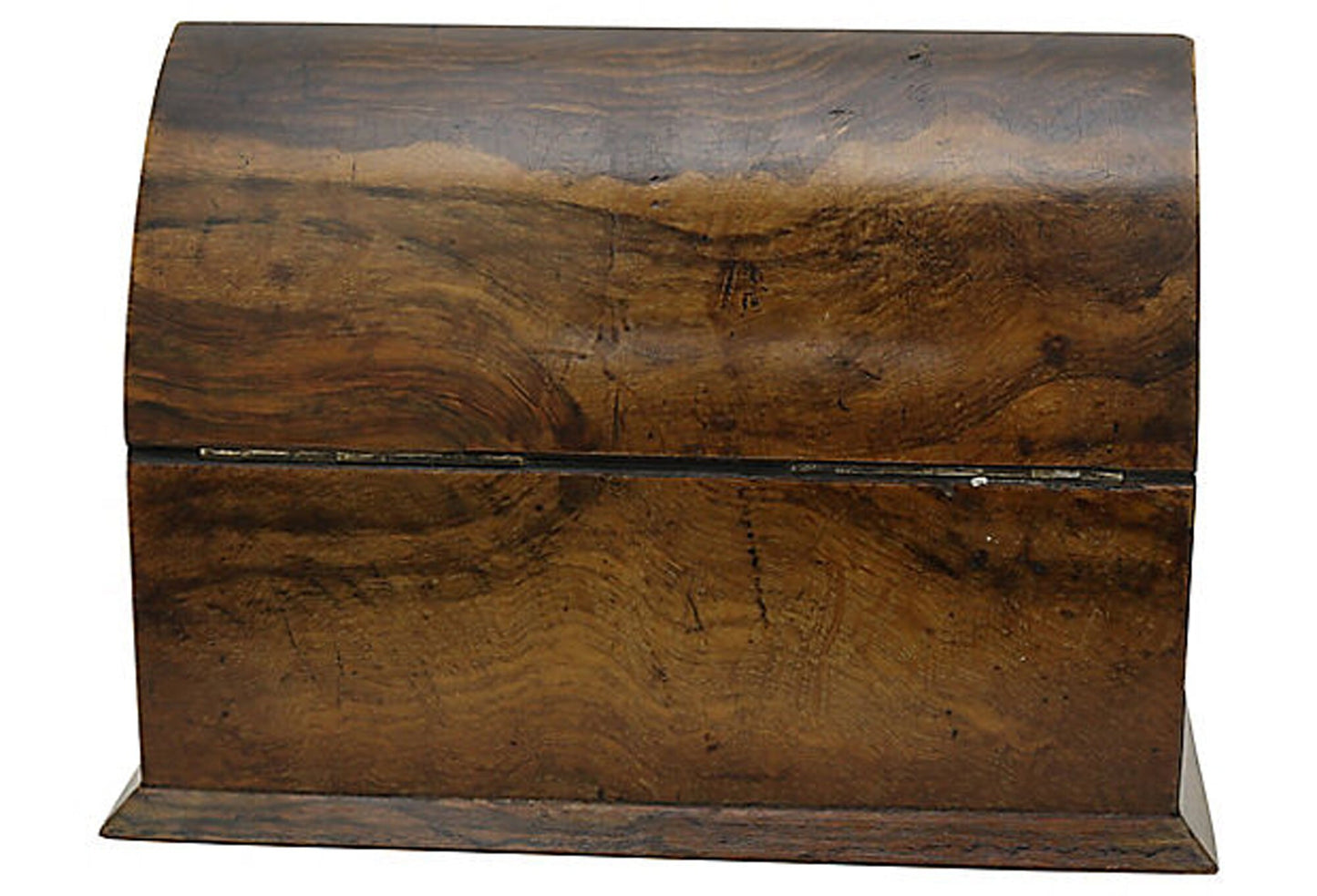 Antique Arts & Crafts Rosewood Box w/ Sterling Silver Hardware