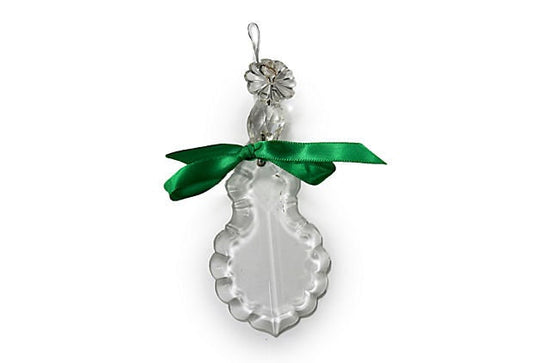 1800s French Chandelier Crystal Ornament