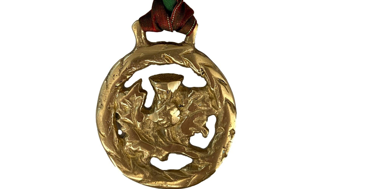 Antique English Horse Brass Ornament