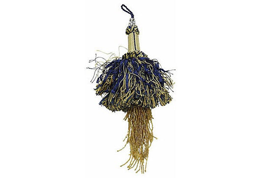 Midcentury French Bead & Tassel Ornament