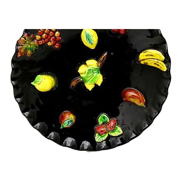 Midcentury French Trompe l'Oeil Wall Plate