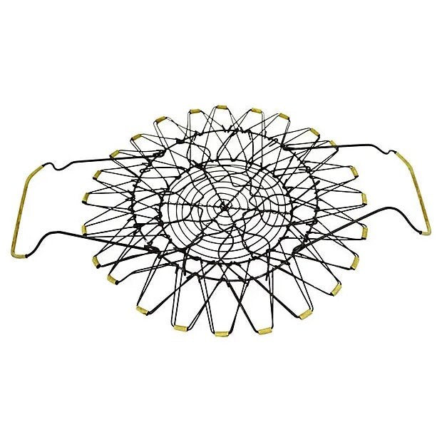 Midcentury French Convertible Wire Egg Basket