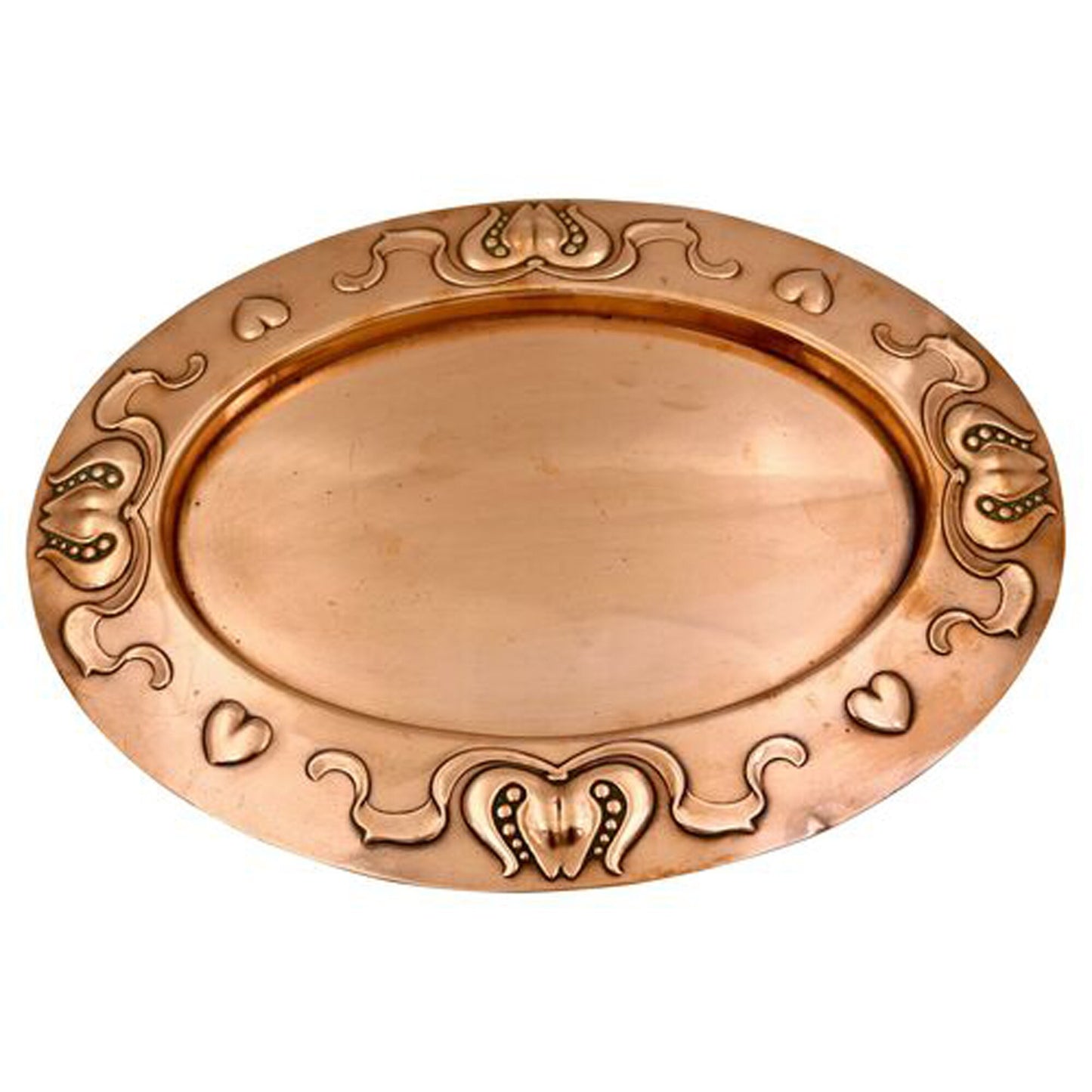Antique Arts & Crafts English Copper Tray