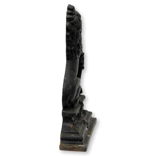Antique Georgian Cast Iron Lion Doorstop
