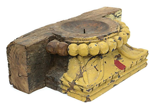 Architectural Pediment Candleholder