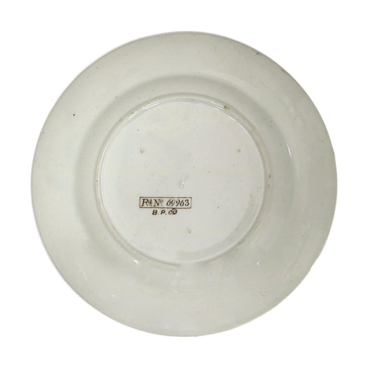 19th-C. Robinson Crusoe "ABC" Plates Set of 3